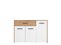 artisan oak, white