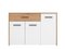 artisan oak, white