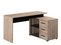 grey oak, black